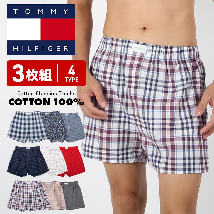 トミー ヒルフィガー TOMMY HILFIGER トランクス 3枚セット メンズ 