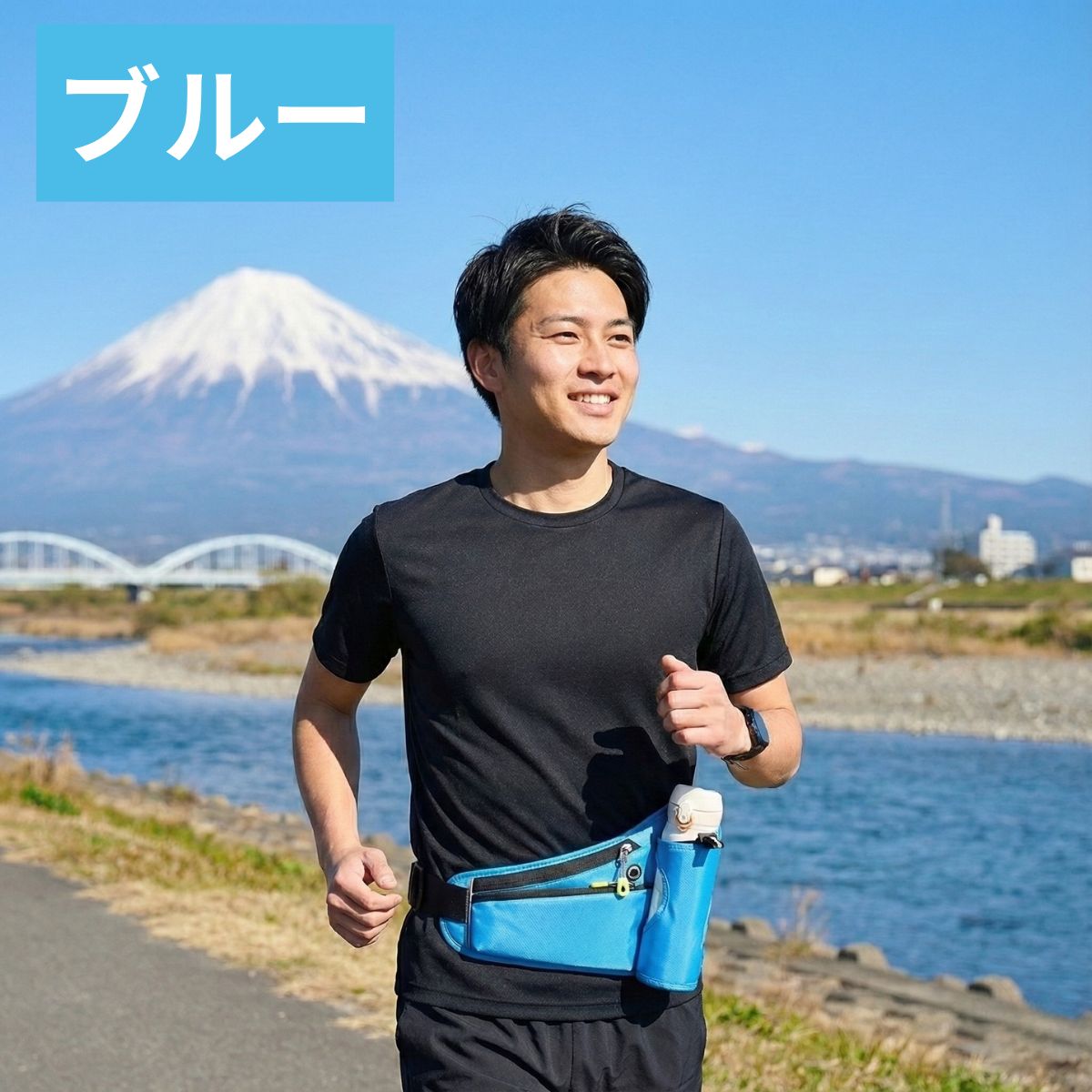 ウエストポーチ レディース メンズ スマホ対応 ランニングポーチ 軽量