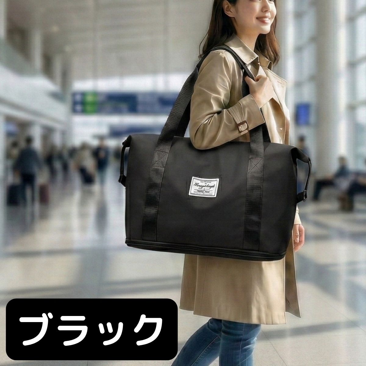 キャリーオンバッグ ボストン 大容量 軽量 旅行 2泊3日 折りたたみ レディース メンズ スポーツ ジム かわいい 30代／40代／50代 |  | 03
