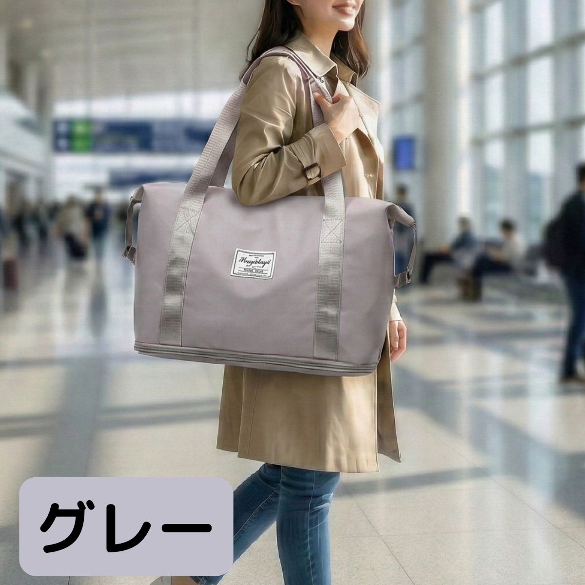 キャリーオンバッグ ボストン 大容量 軽量 旅行 2泊3日 折りたたみ レディース メンズ スポーツ ジム かわいい 30代／40代／50代 |  | 05