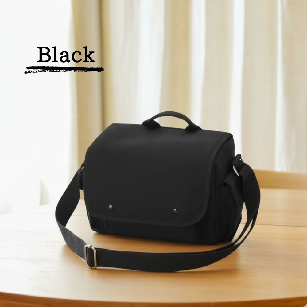 カメラバッグ M 肩ラク ショルダー型 パッド入り クッション 撥水 防滴