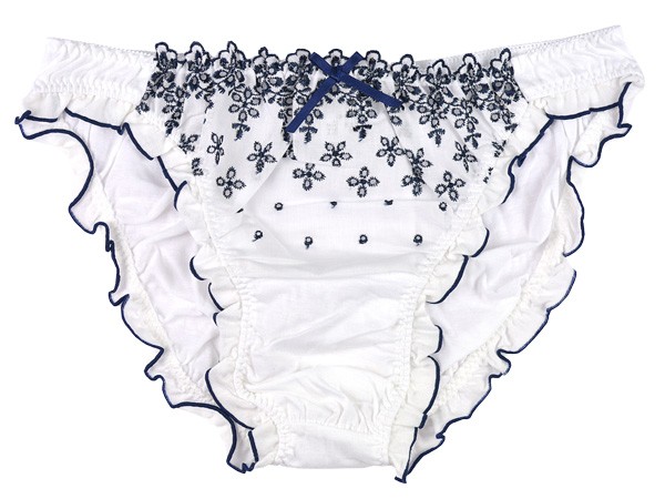 メンズ ショーツ フリルつき花刺繍綿レース 男性下着 Mzb1287 ネットショップ クレール 通販 Yahoo ショッピング