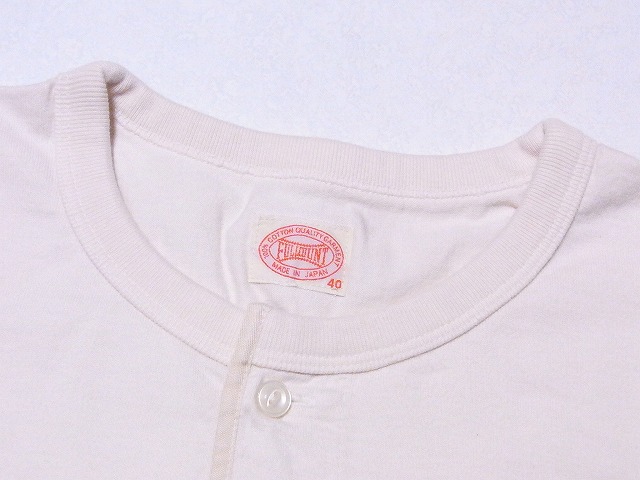 FULLCOUNT（フルカウント） ヘンリーネックTシャツ 5222H フラット