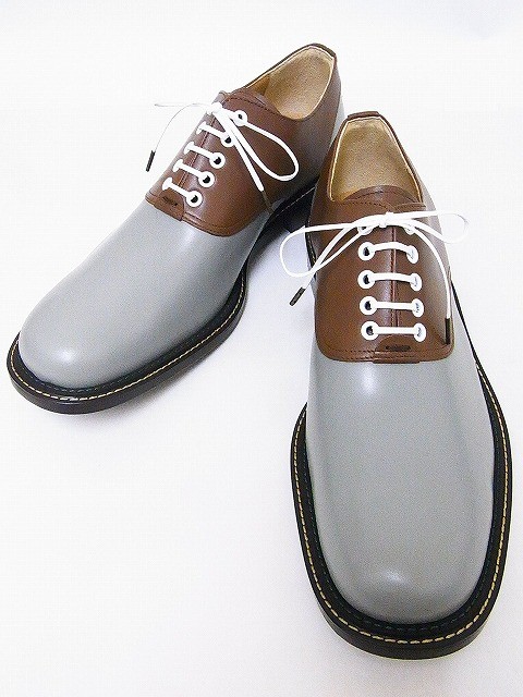 Dry Bones ドライボーンズ サドルシューズ Saddle Oxford サドルオックスフォード DSHC-029 (GRAY×BROWN)