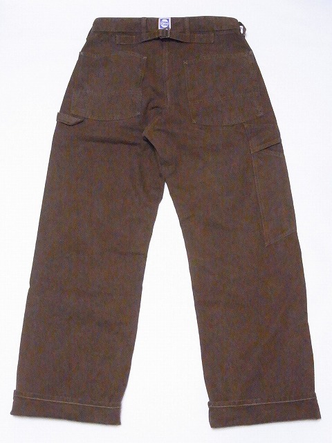 あウエアハウスワークトラウザーズダックパンツ　ジョングッラコウ jg12brown-1.jpg
