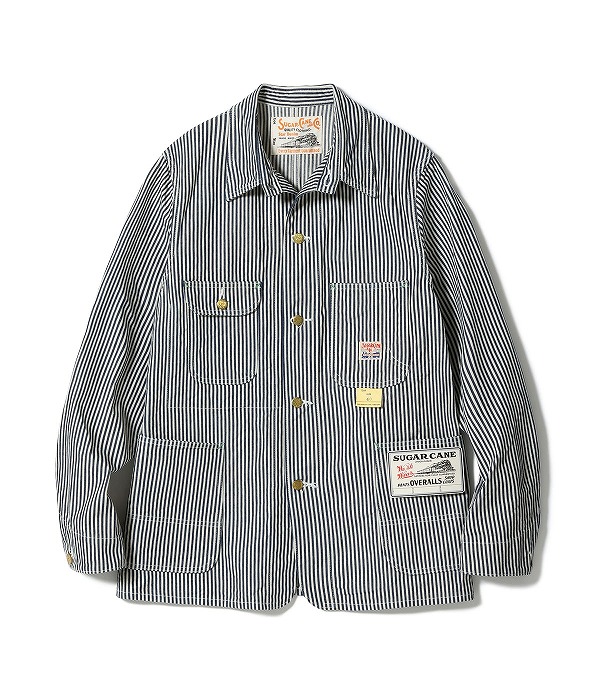〈新品〉シュガーケーン ヒッコリー ストライプ ワーク コート SC15656 SUGAR CANE シュガーケーン カバーオール ヒッコリー SC15656 11