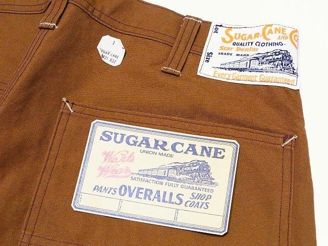 SUGAR CANE シュガーケーン ワークパンツ ブラウンダック SC41824 13oz