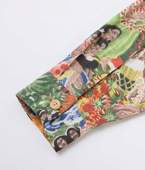 SUN SURF サンサーフ アロハシャツ SS29679 ORIGINAL MATSON MENU