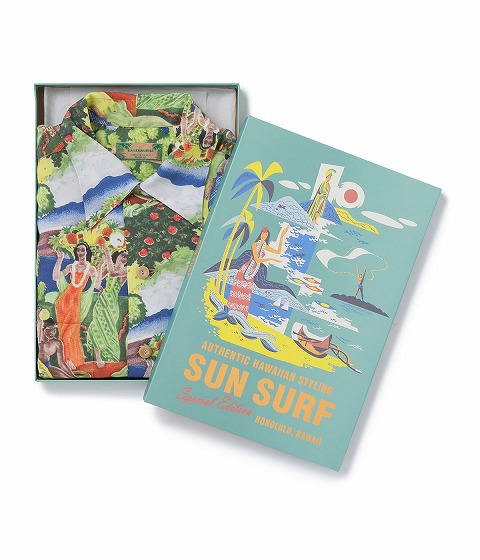 SUN SURF サンサーフ アロハシャツ SS29679 ORIGINAL MATSON MENU