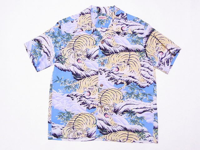 SUN SURF 長袖　サンサーフ　虎　和柄FIGHTING TIGER アロハ SUN SURF[サンサーフ] 長袖アロハシャツ SS29004 FIGHTING TIGER