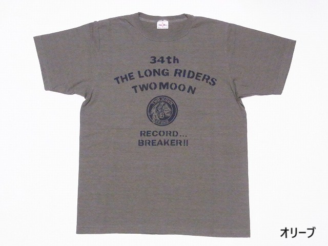 Two Moon トゥームーン Tシャツ 20322 Record Braker Print プリン...