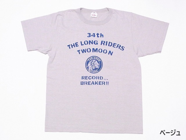 Two Moon トゥームーン Tシャツ 20322 Record Braker Print プリン...