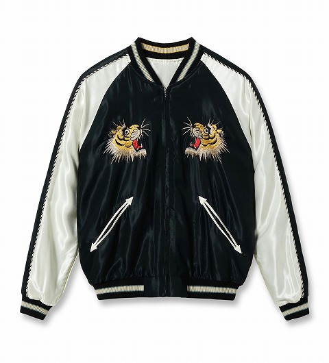 TAILOR TOYO テーラー東洋 スカジャン TT15877 ROARING TIGER × BLACK