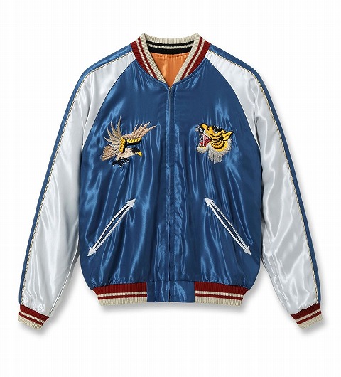 TAILOR TOYO テーラー東洋 スカジャン TT15877 TIGER HEAD × JAPAN MAP TAILOR TOYO テーラー東洋 スカジャン TT15877 TIGER HEAD × JAPAN MAP