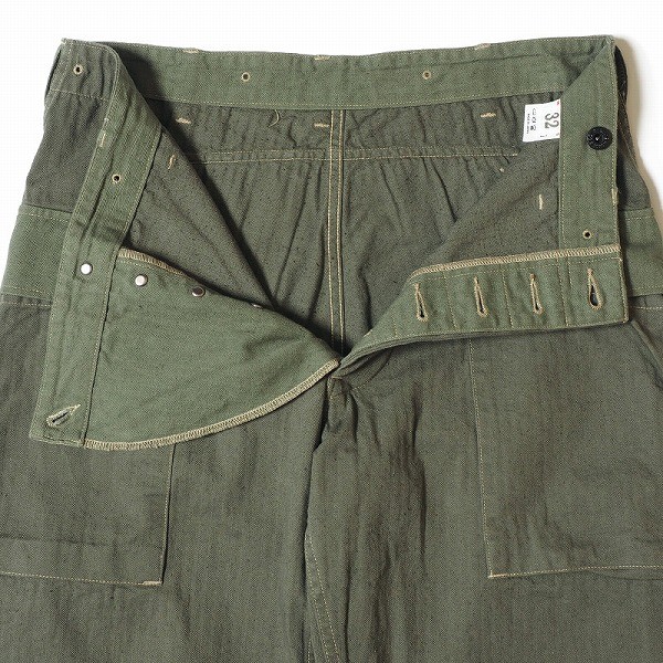 WAREHOUSE（ウエアハウス） USMC ヘリンボーン モンキーパンツ 1097