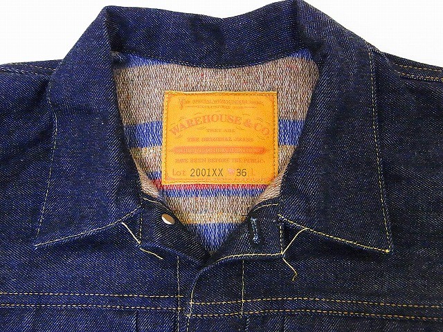 ウエアハウス　ブランケット付きカバーオール WAREHOUSE ウエアハウス ブランケット デニム カバーオール ジャケット
