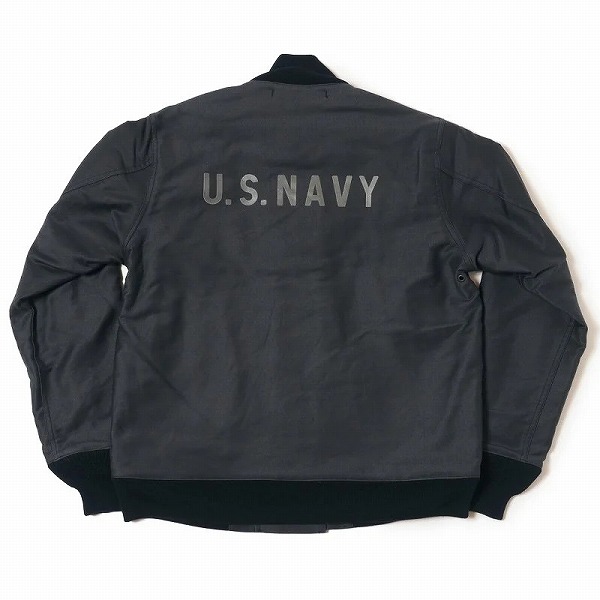 ウエアハウス Warehouse U.S. NAVY デッキジャケット美品36 ウエアハウス 2208 U.S.NAVY 6HOOK DECK JACKET NAVY BLUE NXss