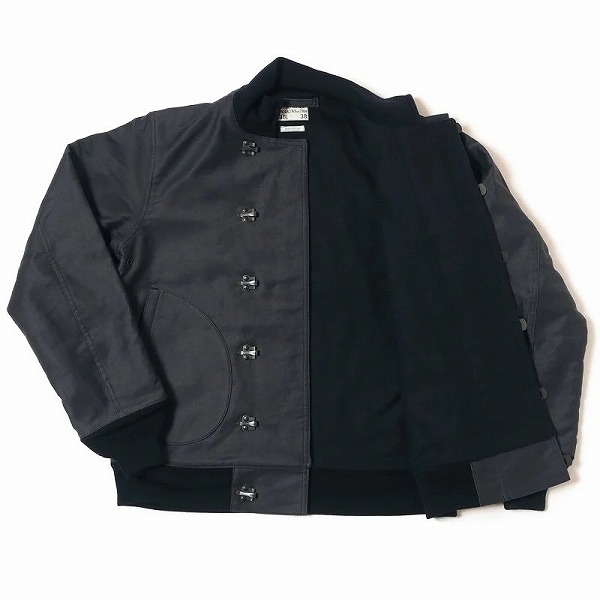 ウエアハウス Warehouse U.S. NAVY デッキジャケット美品36 ウエアハウス 2208 U.S.NAVY 6HOOK DECK JACKET NAVY BLUE NXss