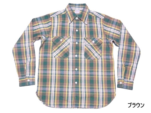 WAREHOUSE（ウエアハウス） ネルシャツ D柄 3104 フランネルシャツ