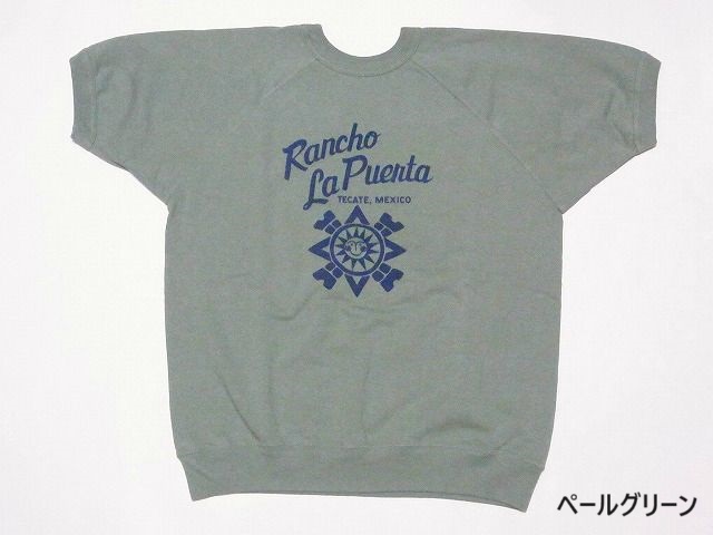 WAREHOUSE ウエアハウス 半袖スウェット 4104 RANCHO LA PUERTA セコハ...