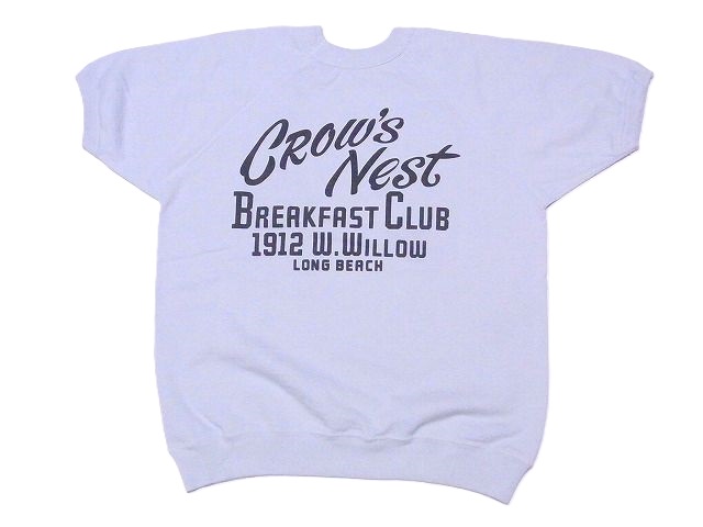 WAREHOUSE ウエアハウス 半袖スウェット 4104 CROW'S NEST