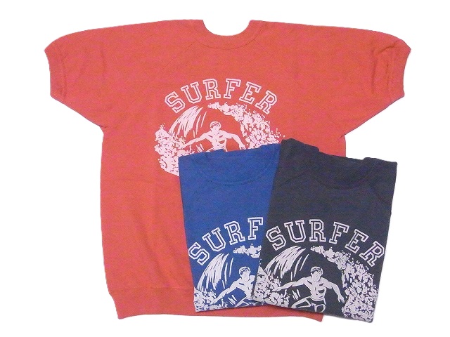 WAREHOUSE（ウエアハウス） 半袖スウェット 4104 SURFER セコハン