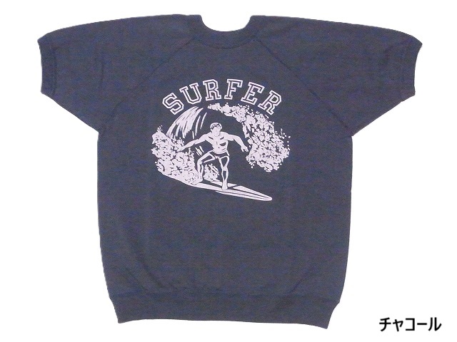 WAREHOUSE（ウエアハウス） 半袖スウェット 4104 SURFER セコハン