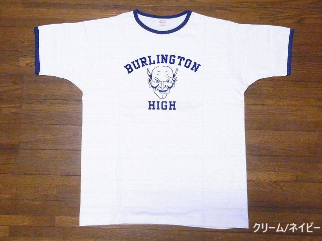 WAREHOUSE Tシャツ リンガー BURLINGTON 4059 リンガーTシャツ リンガーT...