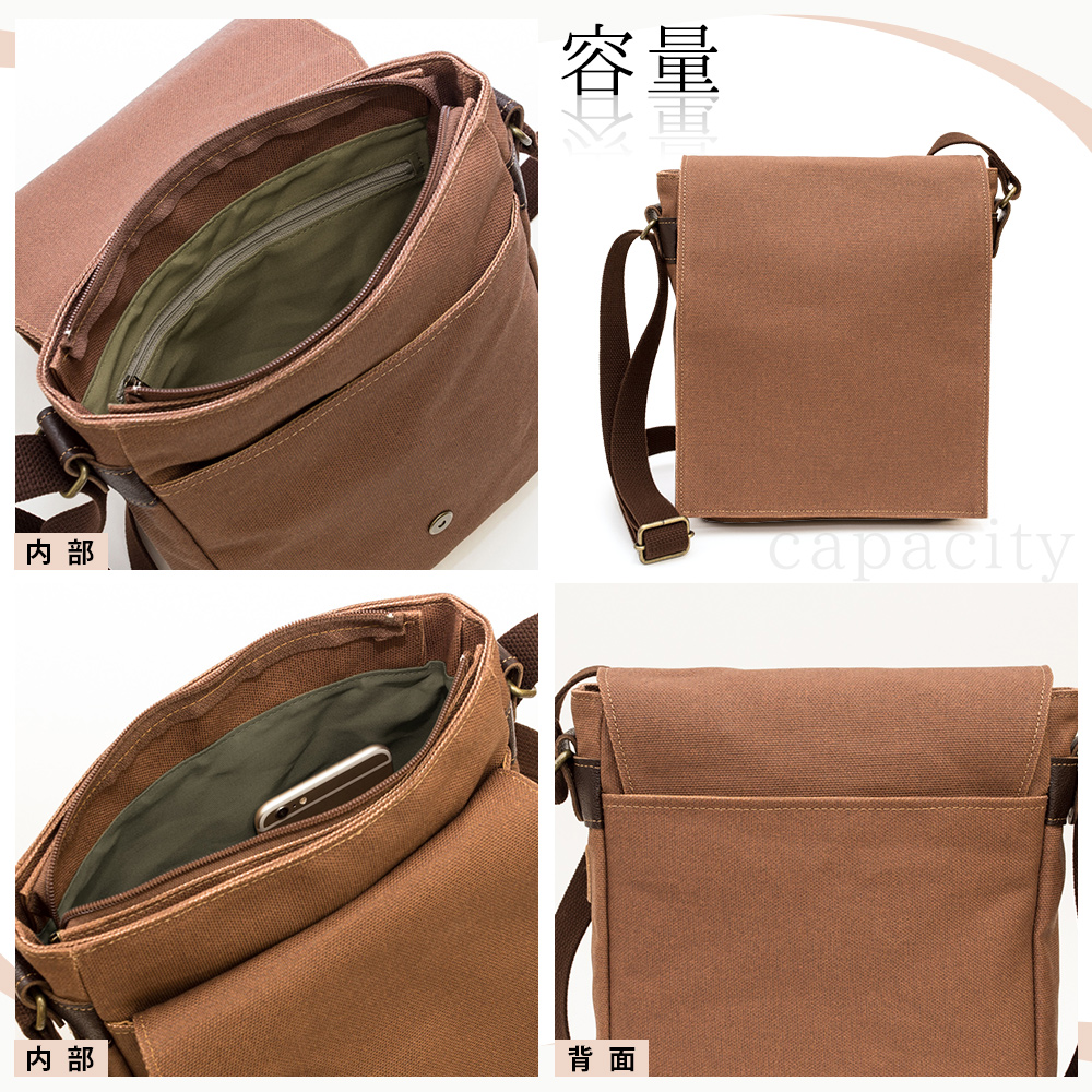 ショルダーバッグ メンズ 斜め掛け 軽量 シニア 男女兼用 40代 50代 60