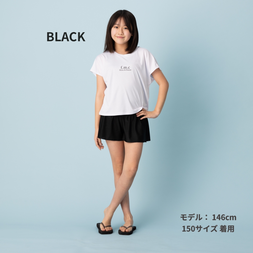 特別割引49%OFF】シンプルTシャツ付きセパレートスクール水着3点セット