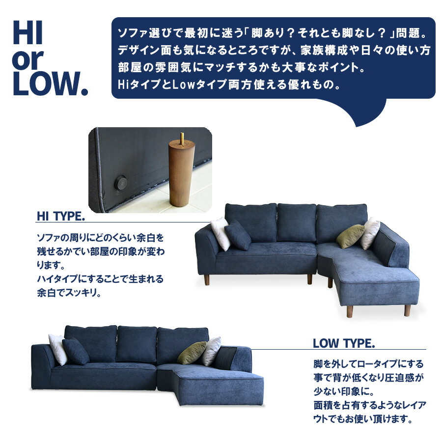 ソファ カウチソファ 2P ロングソファ 布張り ダークグレー