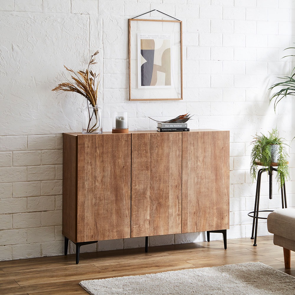 木製シンプル キャビネット 引き戸式 テレビボード シェルフ サイドボード テレビボード ロータイプ キャビネット リビングチェスト