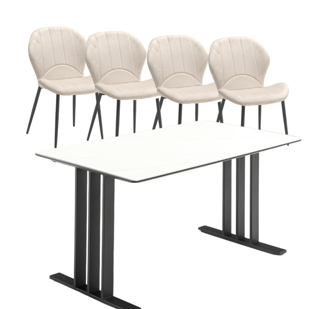 ダイニングテーブルセット　６人掛け　ホワイト　新品 日本製品 ダイニングテーブルセット6人がけ