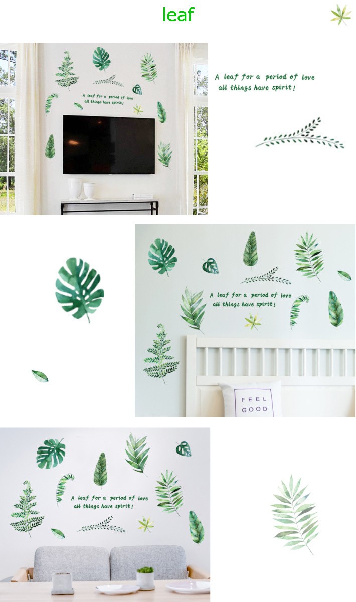 ウォールステッカー Leaf 花 北欧 木 植物 壁紙 シール ウォールシール はがせる おしゃれ かわいい 壁飾り 模様換え Ws Sk9238 Creative Style 通販 Yahoo ショッピング