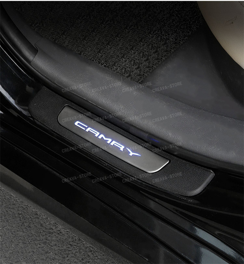トヨタ カムリ CAMRY AX70系 LEDスカッフプレート サイドステップ