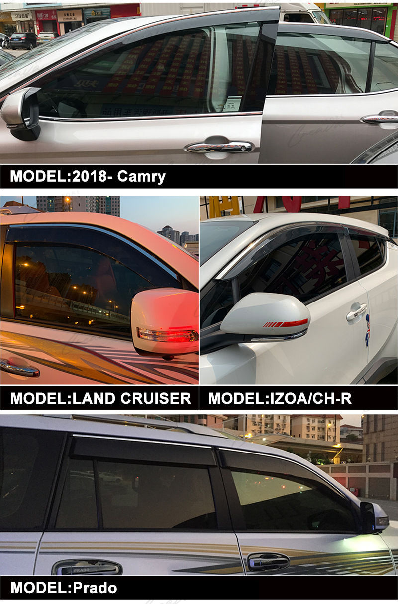 Amazon | 車用 サイドバイザー に適合 レクサス IS 2014-2019