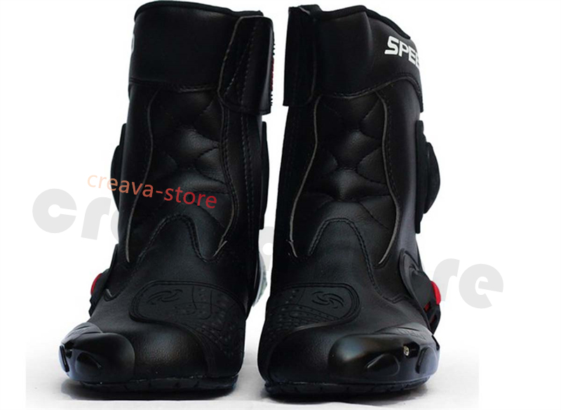 レーシングブーツ バイク用 ツーリング 防水 防寒 プロテクション ロードブーツ バイクウェア　3色