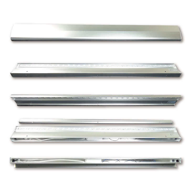 LED看板灯 ラインサインボード 30W 1800mm 3580lm IP65 防水 6000K 昼光色 連結可 シルバー