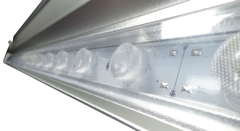 LED看板灯 ラインサインボード 30W 1800mm 3580lm IP65 防水 6000K 昼光色 連結可 シルバー