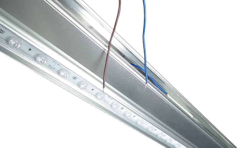 LED看板灯 ラインサインボード 30W 1800mm 3580lm IP65 防水 6000K 昼光色 連結可 シルバー