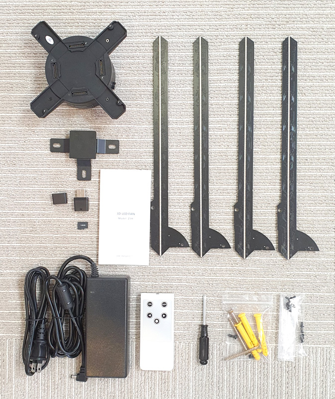 3Dホログラムファン ホログラムディスプレイ 3Dプロジェクター Windows