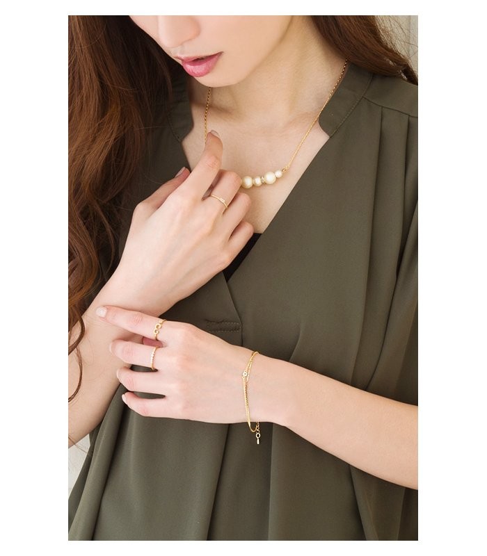 Cream dot. 【全品送料無料⇒4月27日23：59迄】ブレスレット 18k