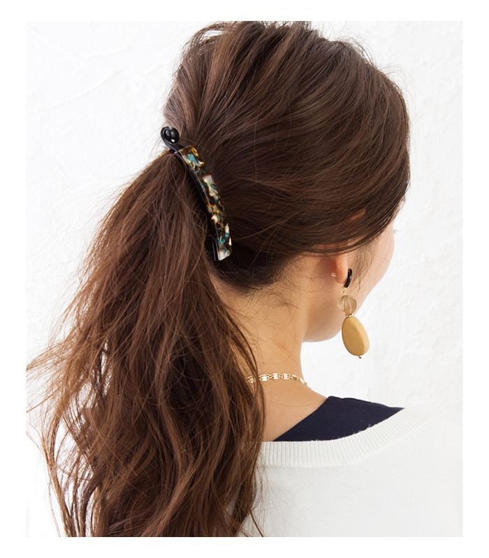 Cream dot. バナナクリップ ヘアクリップ シンプル ヘア