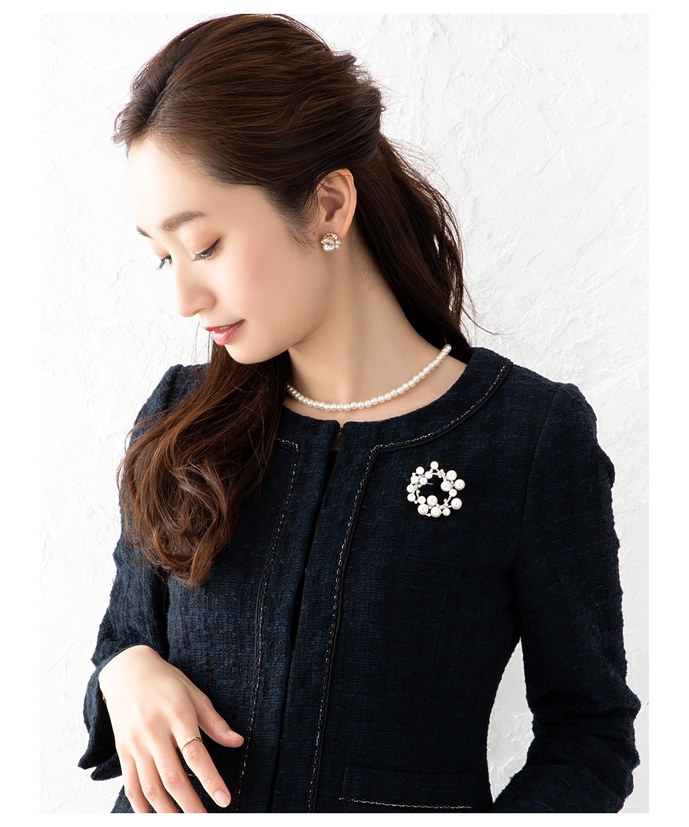 美品ete ✳︎ピアス フローレット フォーマル　入学卒業　七五三　フラワー 楽天市場】【全品送料無料×P最大47倍！】 ブローチ フォーマル
