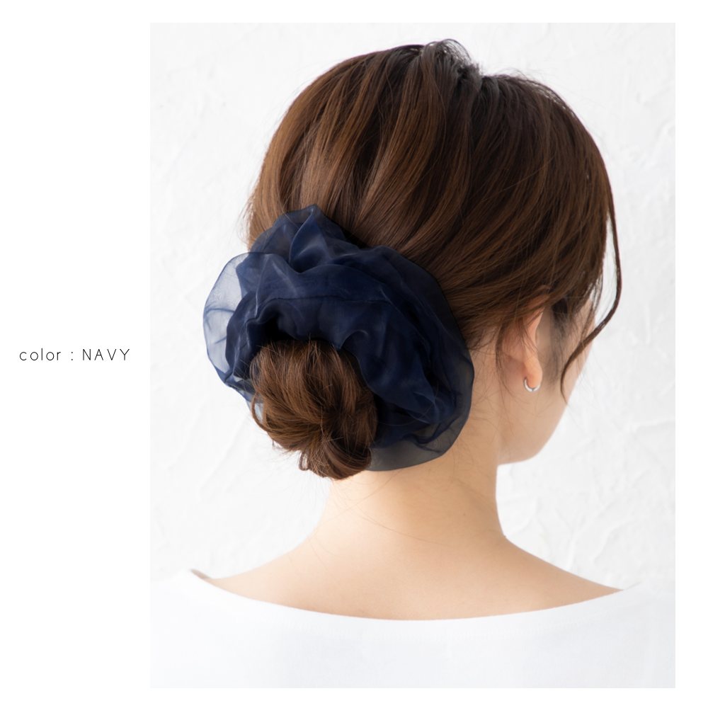 大丸 - シュシュ ビッグシュシュ Women's （ホワイトマルチ） - PICHU PICHU TOKYO