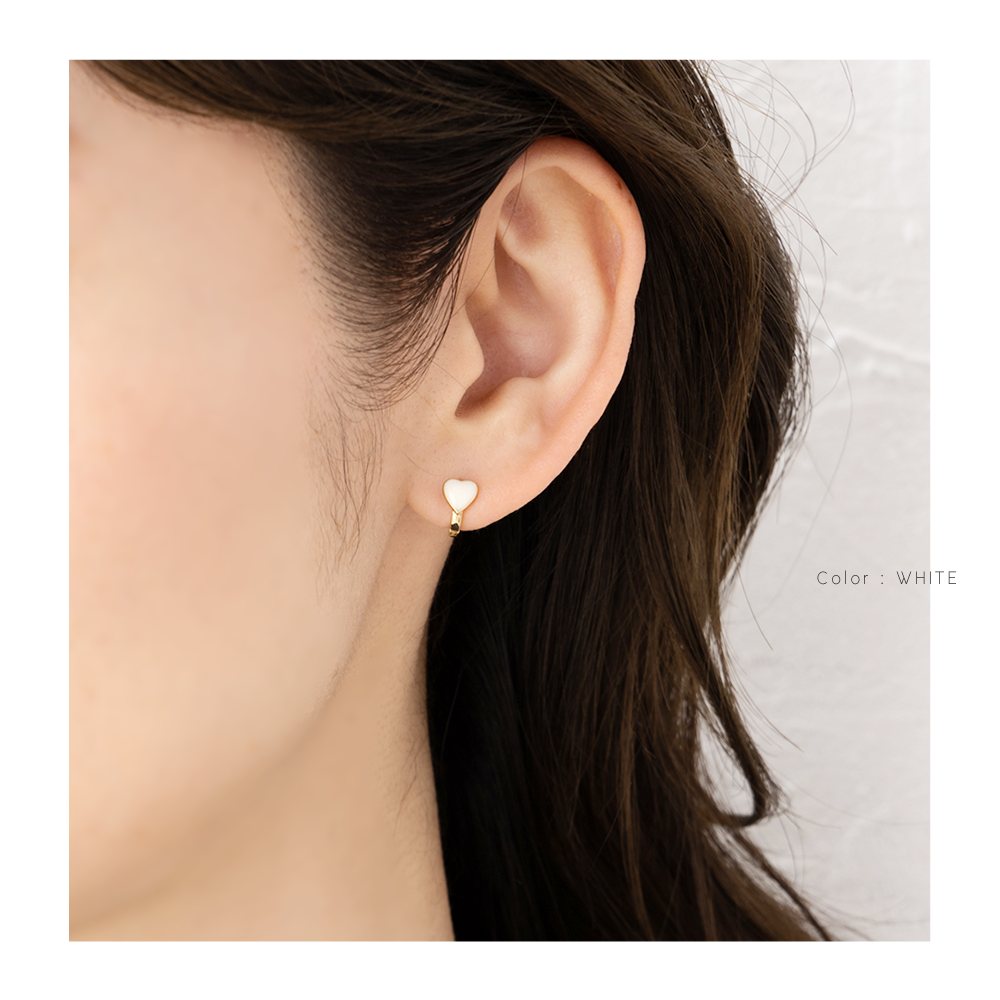 Cream dot. ピアス フープピアス 金属アレルギー ニッケルフリー