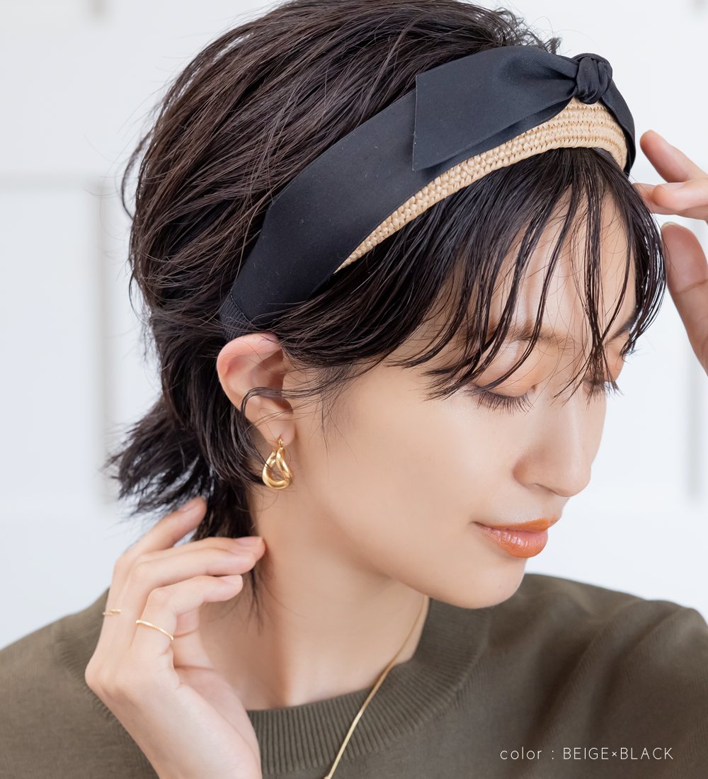 Cream dot. カチューシャ 大人 レディース 幅広 レイヤード ヘア
