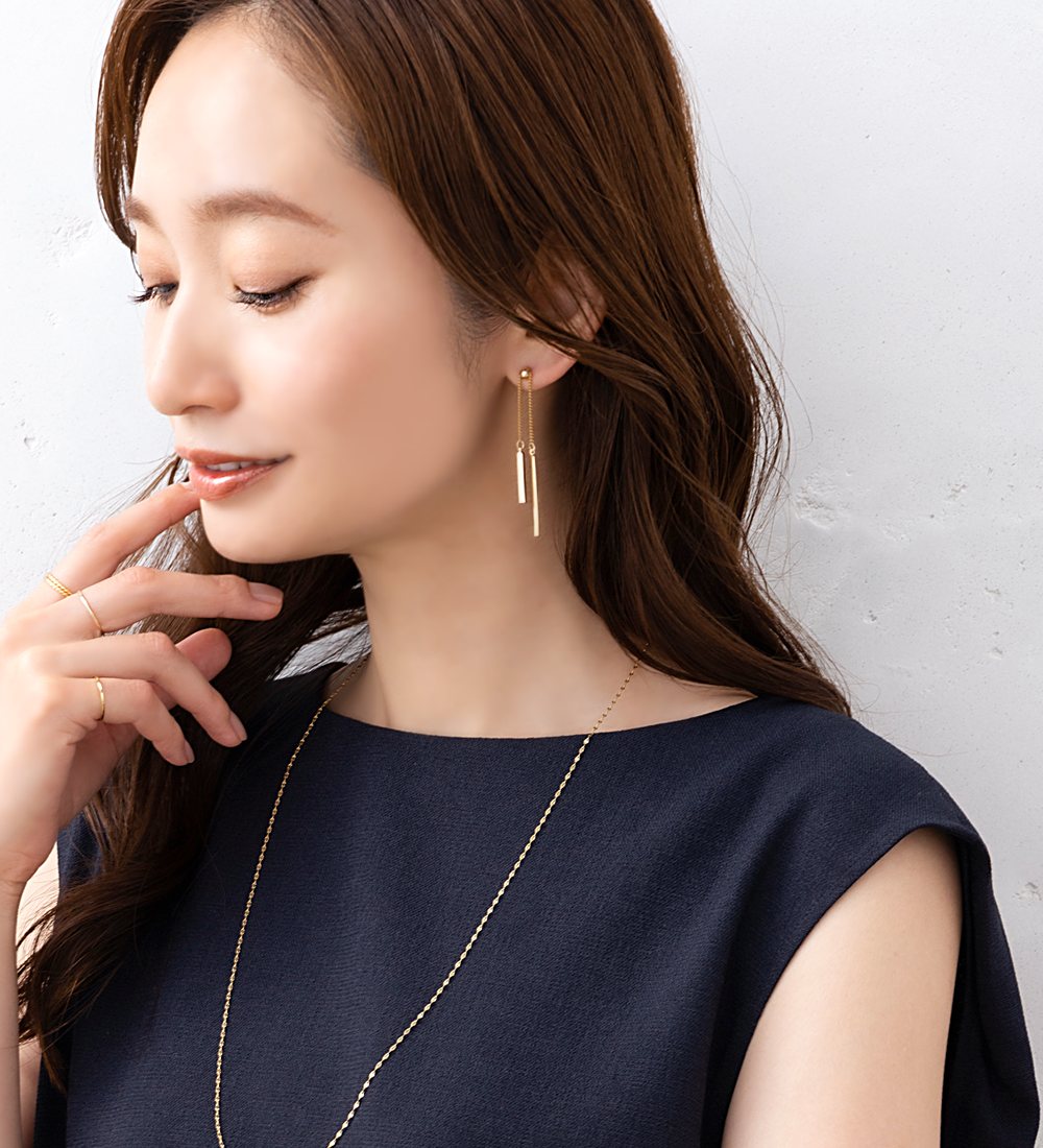 Cream dot. 【全品送料無料⇒7月15日23：59迄】ピアス チタン