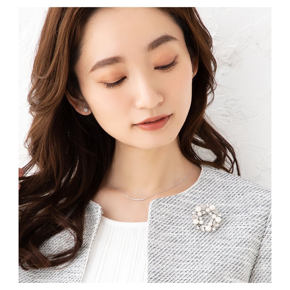 Cream dot. 【全品送料無料⇒4月27日23：59迄】ブローチ