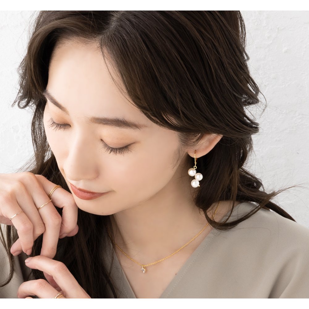 【注目新ブランド】ALIX YANG◆パールピアス◆ルーシー purepoche_786p-0h080-627